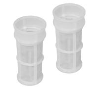 ULTECHNOVO 2pcs Outboard Fuel Tank Filter Strainer, Plastic Mesh Screen Filter Element, White, for Boat Oil Tank, Marine Boating Journeys, Easy Replacement
