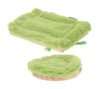 ULTECHNOVO 2pcs Parrot Snuggle Hut Warm Bird Nest for Cage, Thickened Plush and Wood Material, Enhanced Comfort Cozy Hideaway, Privacy Nest for Cockatiel and Parakeet in Winter
