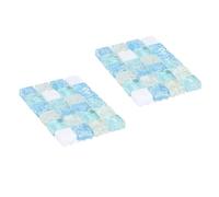 ULTECHNOVO 2pcs Pet Cooling Bed for Hamster and Rabbit with Spar Material, Stylish Summer Sleeping Pad for Home or Travel, Sturdy Cooling Board to Keep Small Pets Comfortable