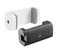 ULTECHNOVO 2pcs Phone Clamp for Tripod with Cold Shoe Mount Stable Grip for Live Streaming and Selfie Photography Easy Setup Mobile Holder Compatible with Various Smartphone Portable