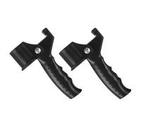 ULTECHNOVO 2pcs Plastic Cane Handles with Ergonomic Grip and Foldable Design in Black, for Travel and Outdoor Activities, Supporting Seniors and People with Mobility Challenges