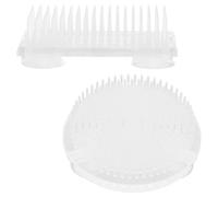 ULTECHNOVO 2Pcs Plastic Flower Frogs Pin Holder Floral Arrangement Base with Suction Cups and Clip, Japanese Zen Style Ikebana Flower Accessories for Home and Event Decoration