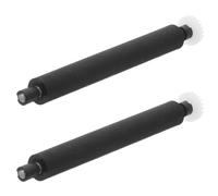 ULTECHNOVO 2pcs Plastic Printer Drive Roller for Thermal and Label Printers Replacement Part with Stable Performance and Black Colour for Office Setting
