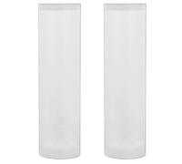 ULTECHNOVO 2pcs Plastic Shuttlecock Storage Tube with Lid for Home School | Quick Retrieval, Dust Protection, Space Saving Design, Portable Organizer for Players and Coaches, Cap Included