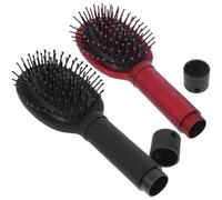 ULTECHNOVO 2pcs Portable Comb Storage Box with Hidden Compartment, Plastic Material, Fine Workmanship, Unique Design for Travel Use, Stylish Appearance and Safe Diversion Hair Accessory