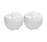 ULTECHNOVO 2pcs Portable Mini Washing Machine Usb Ultrasonic Automatic Washer with Suction Cup, Compact Plastic Laundry Washer for Travel, Home, Camping, and Apartment Use