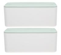 ULTECHNOVO 2pcs Portable Wet Wipe Case for Nursery or Home Use, Sealed Tight Lid with Flip Top Design, Easy One-Handed Operation, Moisture Retention, Sturdy Pp Material, Sturdy Structure
