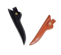 ULTECHNOVO 2pcs Pu Scissors Protector Pouch for Hairdressers Scissors with Simple Design Preventing Scratching Suitable for Salon and Barbering Use