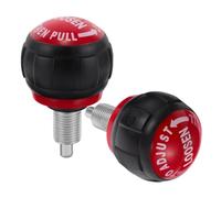 ULTECHNOVO 2pcs Pull Pin Spring Knob Ball Head Pop Pull Pin Adjustment Abs Black for Exercise Bike Parts Fitness Machines Workouts Indoor Cycling