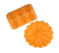 ULTECHNOVO 2pcs Pumpkin Silicone Cake Molds for Baking Non-Stick Harvest Festival Halloween Pumpkin-Shaped Chocolate Making Mold with Easy Demolding Strong Shape Retention Dishwasher Safe for
