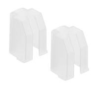 ULTECHNOVO 2PCS Replacement Stylus Cap for Record Needle Turntable Needle Protective Cover Semi-transparent Plastic Dustproof Vinyl