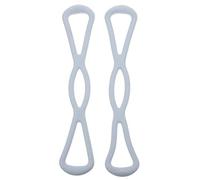 ULTECHNOVO 2pcs Resistance Bands Arm Pulling Trainer Muscle Training Equipments with Tpr Material Easy to Carry and Exercise Arms for Indoor Fitness and Back Muscle Stretching Random Color