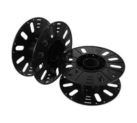 ULTECHNOVO 2pcs Reusable Empty Filament Spool Holder for 3D Printer Filament Black Abs Material with Seamless Integrated Construction 3kg Capacity Easy to Use Optimizes Workspace and Creative