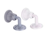 ULTECHNOVO 2pcs Self Adhesive Door Stop Wall Protectors Door Catch Home Accessory Furniture Hardwares Strong Floor Suction Silicone for Bathroom