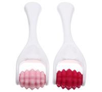 ULTECHNOVO 2pcs Silicone Eye Roller Reusable Massage Roller for Swollen Eyes Facial Massage Tool for Face Silicone Face