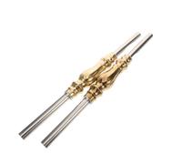 ULTECHNOVO 2pcs Stair Railing Balusters Roman Column Decorative Spindles Replacement Staircase Columns Stainless Steel Golden for Stairs, Hotel and Public Buildings