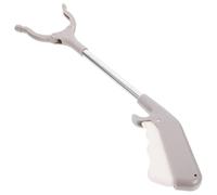 ULTECHNOVO 2pcs Trash Grabber Tool with Non-Slip Handle and Stainless Steel Material for Elderly and Disabled, Safe and Sturdy Rubbish Pick up Reacher for High Shelves and Reaching High Areas