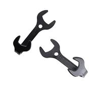 ULTECHNOVO 2Pcs Vintage Wrench Design Wall Mounted Hooks Practical Iron Hangers for Hats Coats and Towels Stylish Storage for Home and Office