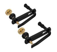 ULTECHNOVO 2pcs Violin String Adjuster Fine Tuners Metal Stainless Steel Violin String Fine Tuning Tools Musical Instrument Accessory