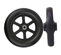 ULTECHNOVO 2pcs Wheelchair Front Wheel Replacement Multipurpose Wheel Elderly Accessory Drive Rollator Spare Parts