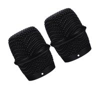 ULTECHNOVO 2pcs Wireless Microphone Steel Mesh Mic Head Grill Replacement Compatible for Cordless Mic Parts
