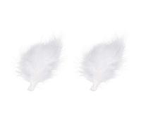 ULTECHNOVO 2pcs Women Hair Clips Plume Bobby Clips Lightweight Alloy Material Elegant Three-dimensional Design Safe for Han Chinese Clothing and Wedding
