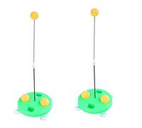 ULTECHNOVO 2sets Table Tennis Trainer Elastic Training Device Sports Tool Educational Plaything for Boys Girls Indoor Practice Without Rackets