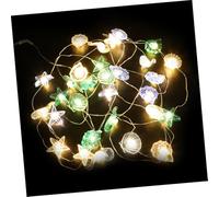 ULTECHNOVO 3 Meter Decorative Nautical Lamp String with 30 LED Seashell Lights, USB Charging, Made of Pp and Copper, Safe and Reliable Indoor Lighting for Festival and Window Decor