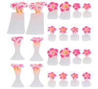 ULTECHNOVO 3 Sets Silicone Manicure Toe Separators Nail Art Toe Separators Multi-functional Use Convenient for Trimming Applying Nail Polish Suitable for Different Individuals and Manicure