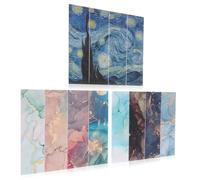 ULTECHNOVO 3 Sheets Colorful Sensory Strips Adhesive Stickers for Calm Desk Phone Laptop Use Lightweight Textured Breath Calming Patches for Uneasy Mood