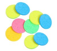 ULTECHNOVO 30 Pcs round Compressed Facial Sponges for Facial Cleansing and Makeup Removal, Deep Cleansing Exfoliating Cellulose Sponge Pads Suitable and Women Random Color
