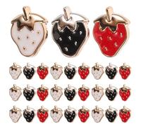 ULTECHNOVO 30 Pcs Strawberry Sewing Buttons Resin Cartoon Shape Smooth Texture Carefully Polished Fashion Accessories for Lolita Dress