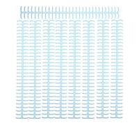 ULTECHNOVO 30 Ring Plastic Binder Combs with Click Binding Rings for Study Materials and Office Filing
