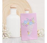 ULTECHNOVO 30pcs Mother's Day Paper Gift Bags for Candy Wrapping and Baking, Kraft Paper Material with 2 Sheets of Stickers, for Storage and Party Favour Packaging