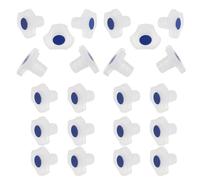 ULTECHNOVO 30pcs Pe Polyethylene Funnel Stopper Plug for Separatory Funnels 19/26 Plastic Ground Joint Accessory Chemistry Lab Seal Dust Cap