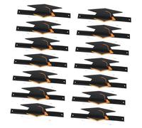 ULTECHNOVO 36Pcs Adjustable Paper Graduation Hats with Elastic Band for DIY Crafts and Graduation Party Decorations Classic Design for Celebratory Events and Fit for Head