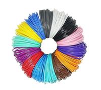 ULTECHNOVO 3D Pen Filament Refills Abs 1.75 Mm 5 Metres Vacuum Sealed Consumables for 3D Printing Pen Low Shrinkage Compatible with Standard 3D Pens Random Colour