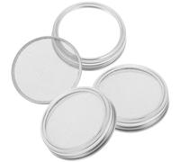 ULTECHNOVO 3pc 86mm Stainless Steel Sprouting Lids with Fine Mesh Strainer for Wide Mouth Mason Jars, Easy Draining and Sifting, for Seeds and Lentil Sprouts in Kitchen and House