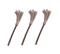 ULTECHNOVO 3pcs Cat Chew Cat Kitten Teaser Stimulates Senses Removes Bad Breath Wooden Rope 17cm Interactive Plaything for Kitten