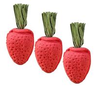 ULTECHNOVO 3pcs Chinchilla Chewing Props Rat Chew Keep Pet Active Stress Hay Material Can Be Put in The Cage Rabbit Rat Small Pet Guinea Pig