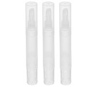 ULTECHNOVO 3pcs Empty Twist Foundation Pens 5ml Cosmetic Dispenser with Leakproof Technology and Compact Design, Pp Material for Beauty Routines and On-the-go Application