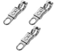 ULTECHNOVO 3pcs Equestrian Panic Hook Panic Snap for Fixed-Eye Panic Snap with Fixed-Eye Panic Snap for Get Back Outdoor Hanging Hooks Quick Release Panic Hook Snap Zinc Alloy