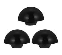 ULTECHNOVO 3pcs Ethereal Drum Non-slip Silicone Foot Pads Professional Tongue Drum Support Accessory Black Anti-skid Bottom Pads and Percussion Instruments