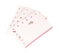 ULTECHNOVO 3pcs Loose-leaf Refill Paper Colorful Hole Punch A7 Size Paper Smooth Surface for Writing Fits 6 Ring Binders for Home and Store Use