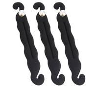 ULTECHNOVO 3pcs Pearl Hair Bun Maker Easy Hair Bun Style Accessories Sponge Material Elegant Cute Creative Delicate Design Adds Fullness and Volume for Women Daily Styling