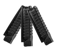ULTECHNOVO 3pcs Portable Double Headed Folding Hair Comb Black Plastic Compact Hair Brush Suitable and Wigs Travel Use for Boys