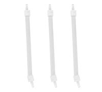 ULTECHNOVO 3pcs Quartz Heater Tubes Replacement for Electric Space Heaters Fast Heating and Five-Sided Heat Distribution, Ceramic Quartz Heating Rods for Home and Living Rooms, 7.5 Inch