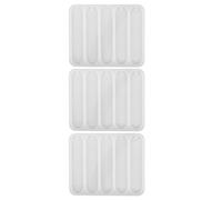 ULTECHNOVO 3pcs Silicone Bookmark Mold for Resin Casting, Rectangle Shape, Reusable and Easy Demolding, for DIY Crafts, Festivals, and School Decoration