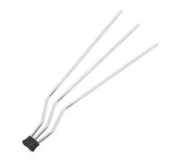 ULTECHNOVO 3pcs Silver Metal Floor Tom Drum Legs Replacement Anti-Slip Double-Layer Electroplated Drum Set Support Legs for Percussion Instruments