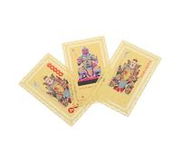 ULTECHNOVO 3pcs Tai Sui Card Chinese Feng Shui Amulet Plaque with Li Cheng Design Metal Protection Pendant Lucky Greeting Card for Year Horse Blessing